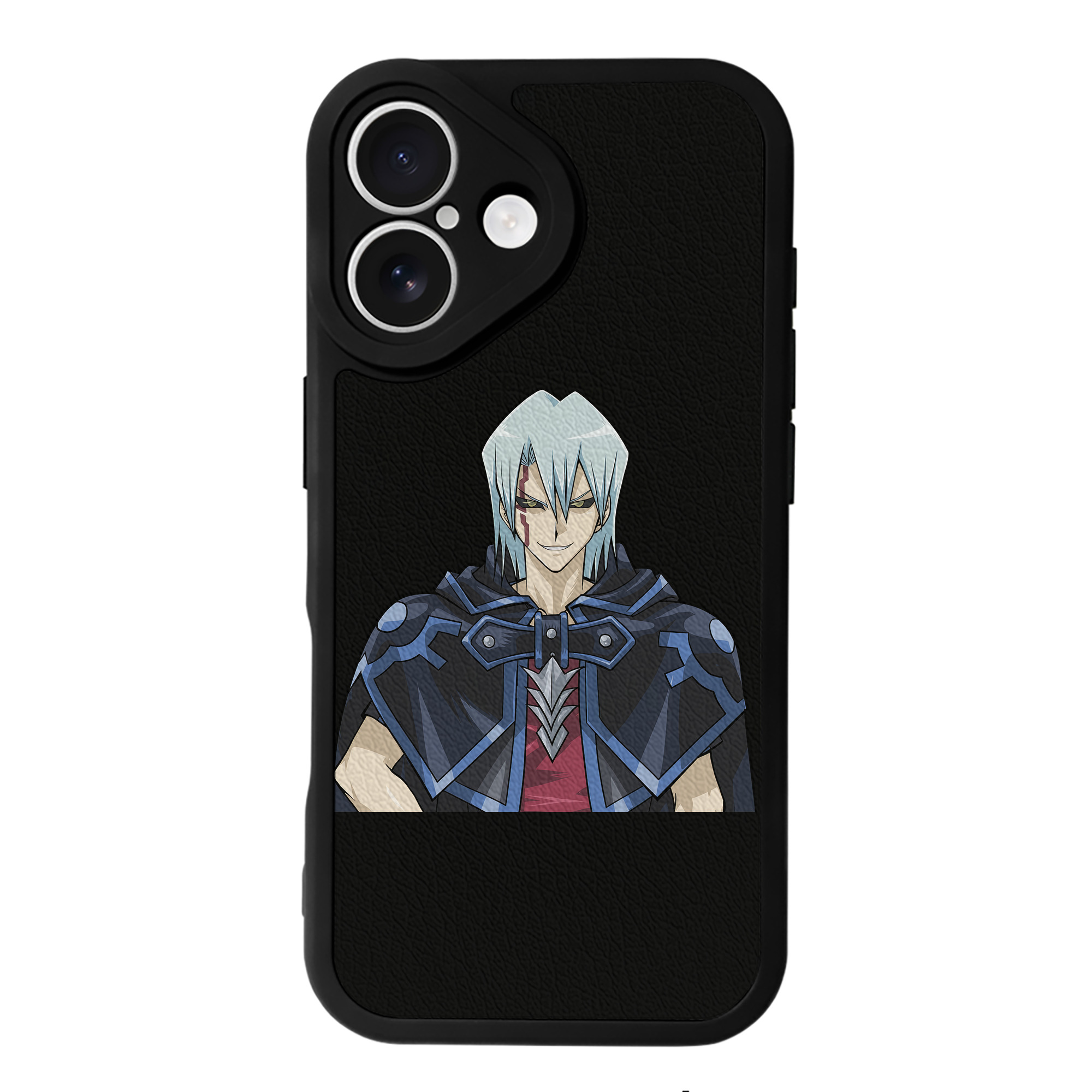 （画像用） 遊☆戯☆王 Yu-Gi-Oh! 【iPhone 16シリーズ対応】シリコンスマホケース（レザー調） 材質：シリコン